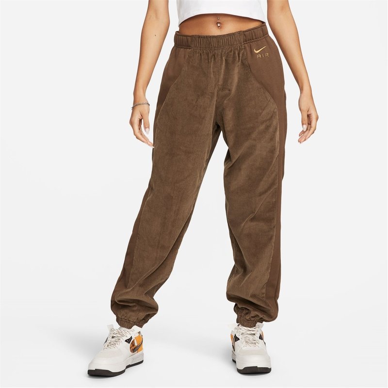 Nike Air Womens Corduroy Fleece Miid Rise Pants