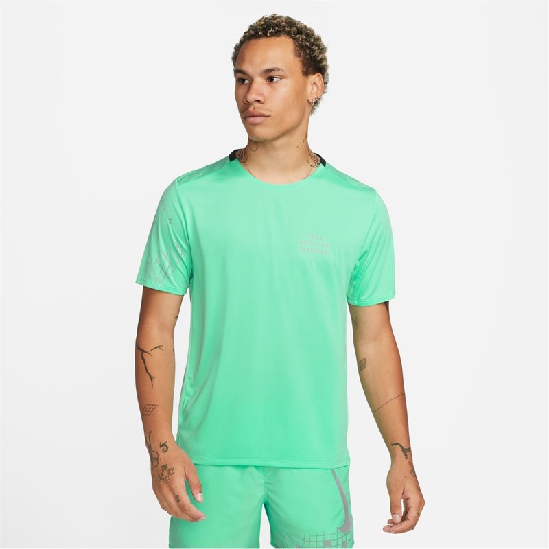 Nike Dri FIT Run Division Rise 365 Mens Flash Short Sleeve Running Top