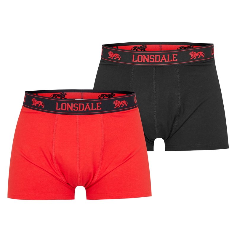 Lonsdale 2 Pack Trunk Mens