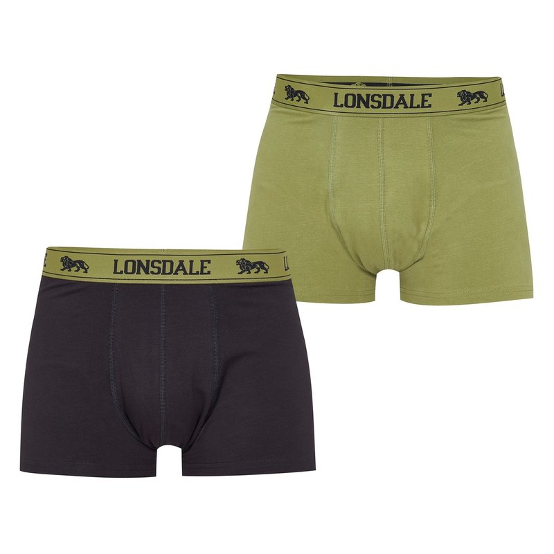Lonsdale 2 Pack Trunk Mens
