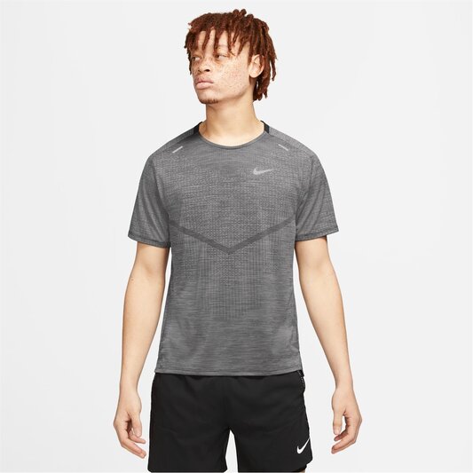 Nike Dri fit Techknit Short Sleeve Running T Shirt Mens