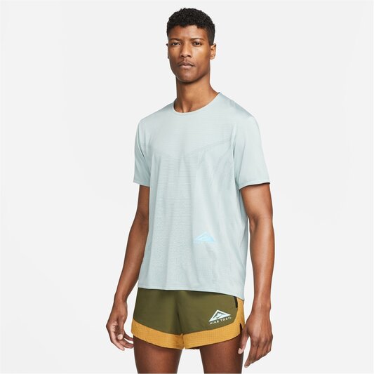 Nike Dri FIT Rise 365 Mens Short Sleeve Trail Running Top