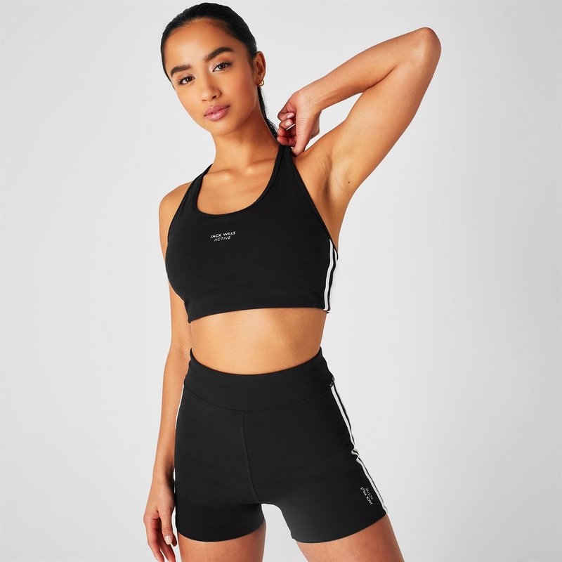 Jack Wills Active Stripe Sports Bra