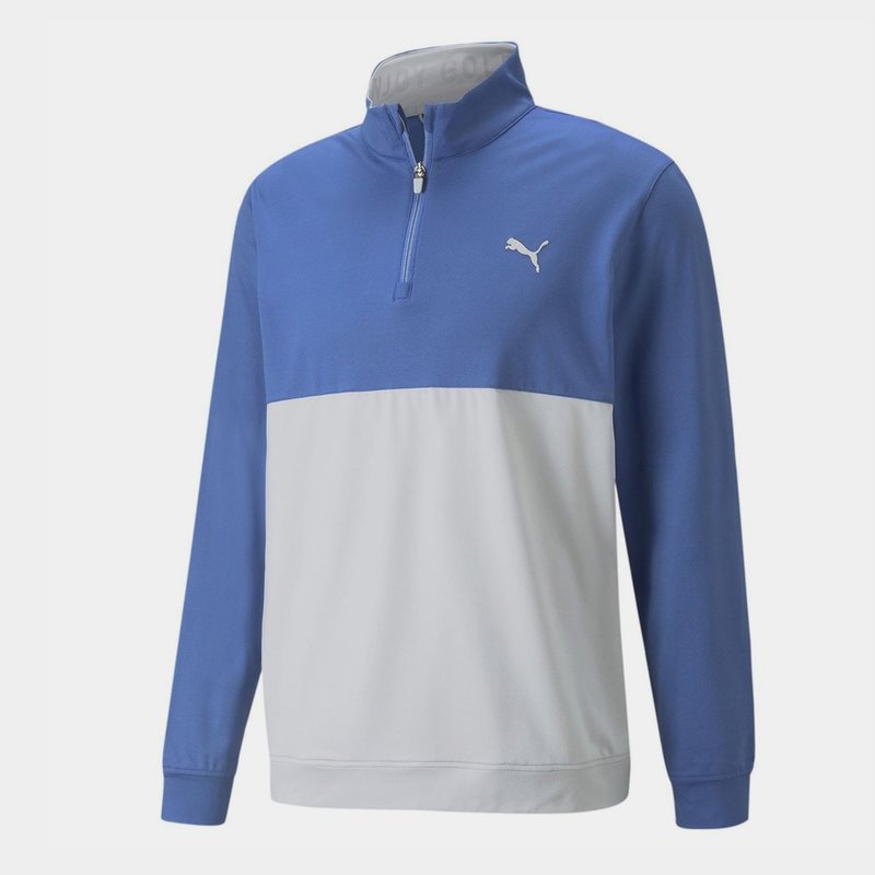 Puma Colour Block Zip Top Mens