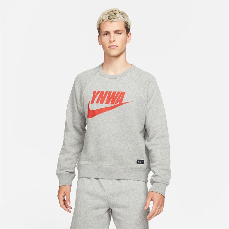 Nike Liverpool Heritage Crew Neck Sweatshirt Mens