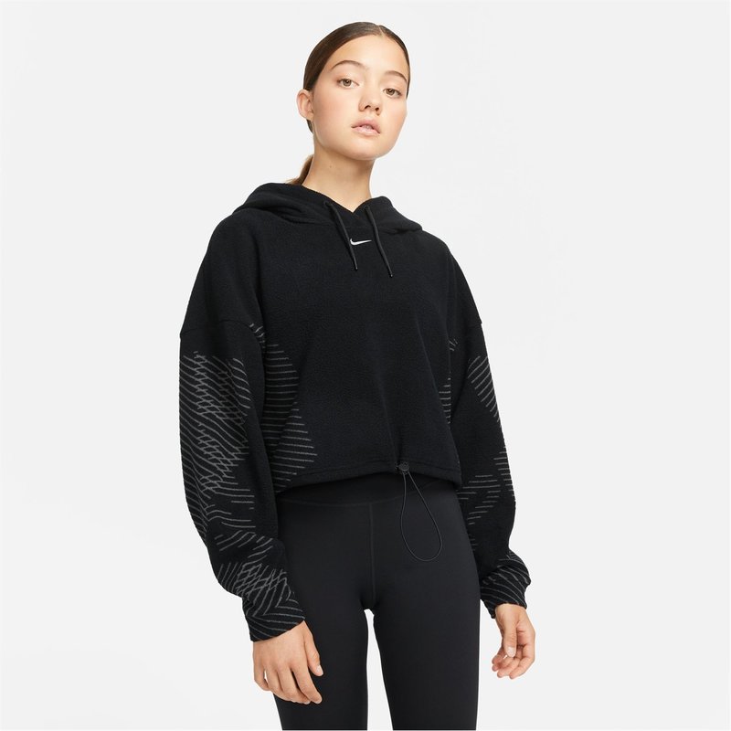 Nike Advantage Fleece Crop Hoodie Womens