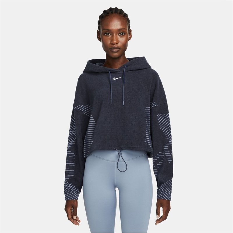 Nike Advantage Fleece Crop Hoodie Womens