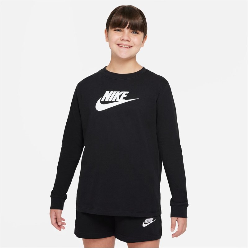 Nike Basic Long Sleeve T Shirt Juniors