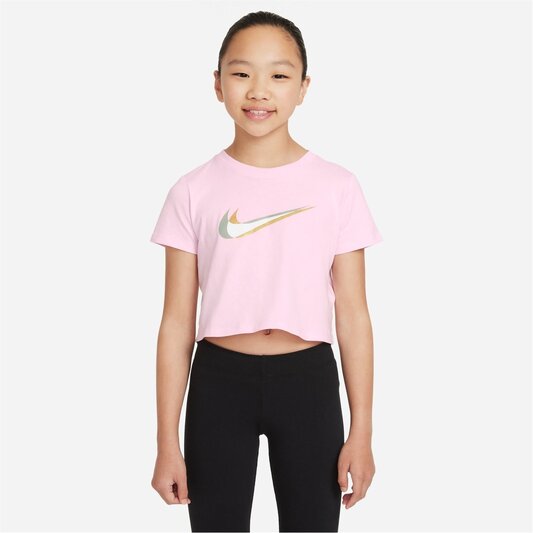 Nike Cropped T Shirt Girls