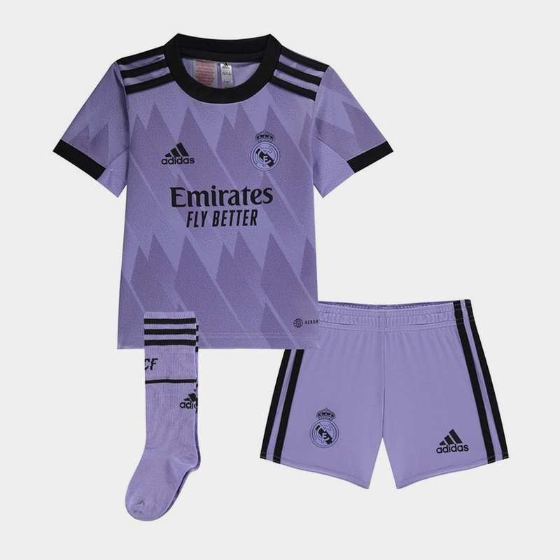 adidas Real Madrid Away Mini Kit 2022 2023