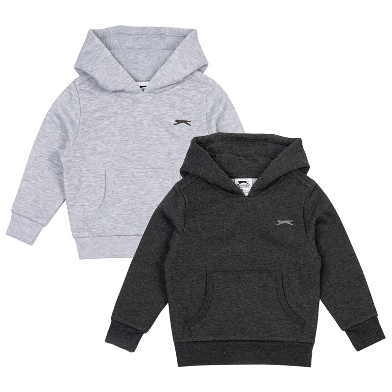 Slazenger 2 Pack OTH Fleece Hoody Infant Boys