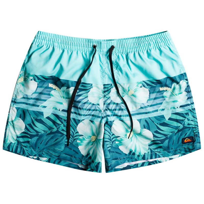 Quiksilver Floral Stripe Swim Shorts Mens