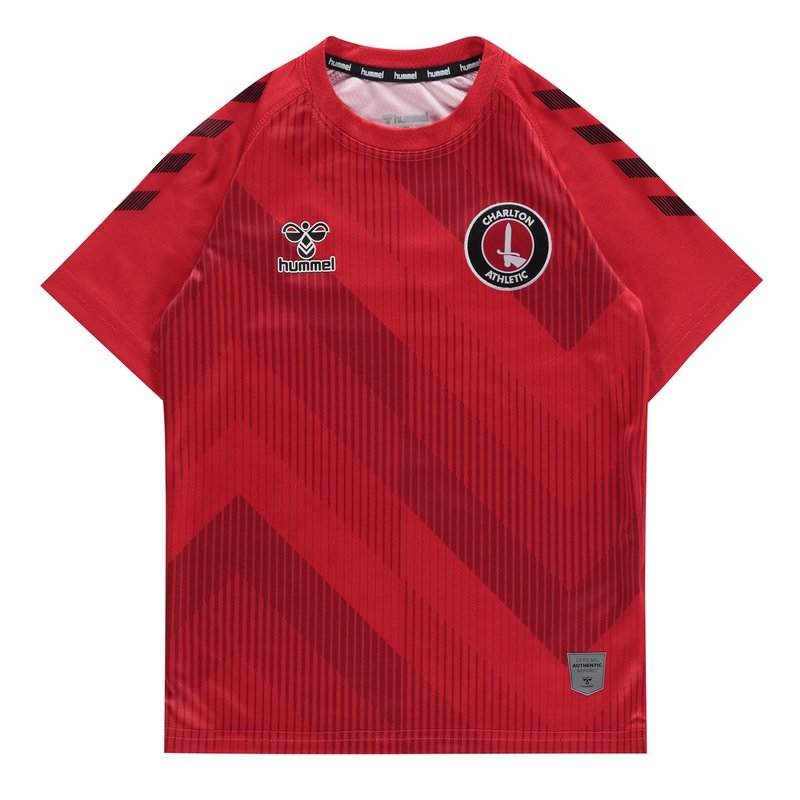 Hummel Charlton Athletic Training T Shirt 2021 2022 Juniors
