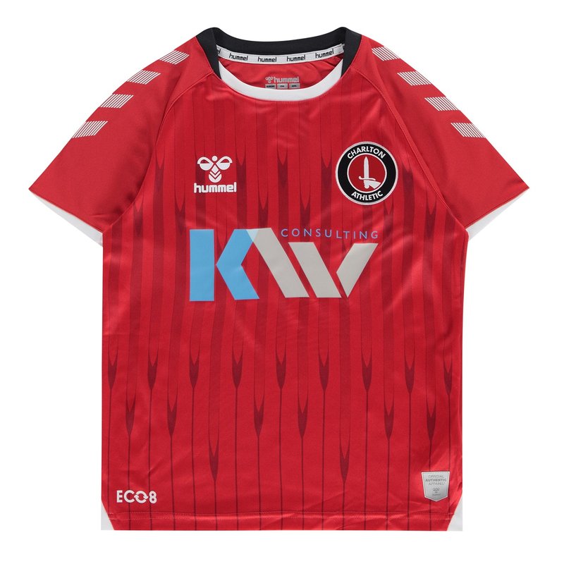 Hummel Charlton Athletic Home Shirt 2021 2022 Juniors
