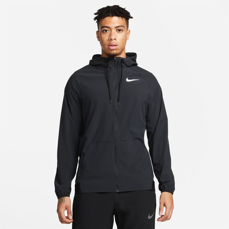 Nike Pro Dri FIT Flex Vent Max Mens Full Zip Hooded Training Jacket