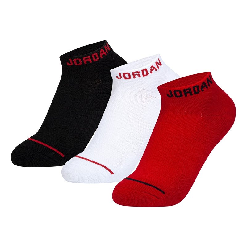 Air Jordan Boys 3 Pack No Show Socks