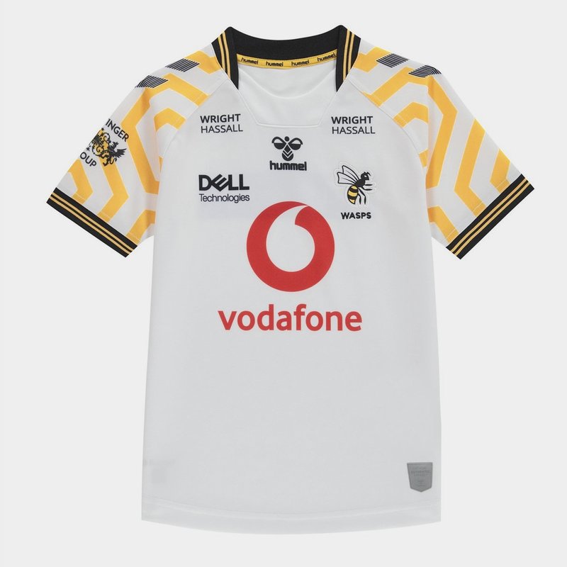 Hummel Wasps Away Junior Rugby Shirt