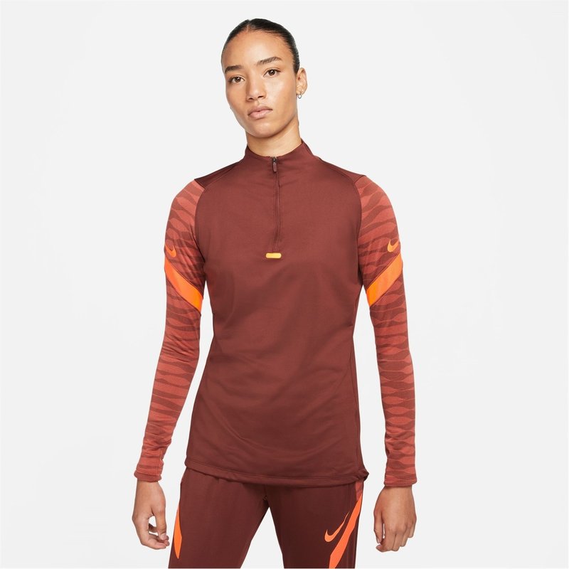 Nike Dri FIT Strike 1 4 Zip Soccer Drill Top Ladies
