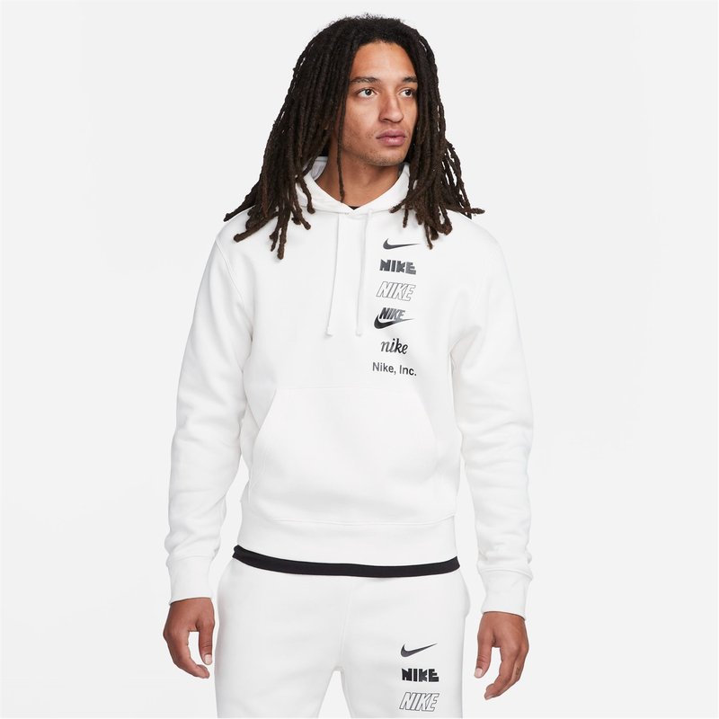 Nike Club Fleece+ Mens Brushed Back Pullover Hoodie