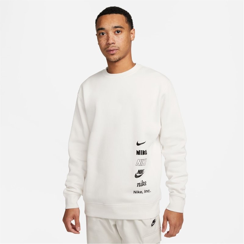 Nike Club Fleece+ Mens Brushed Back Crew