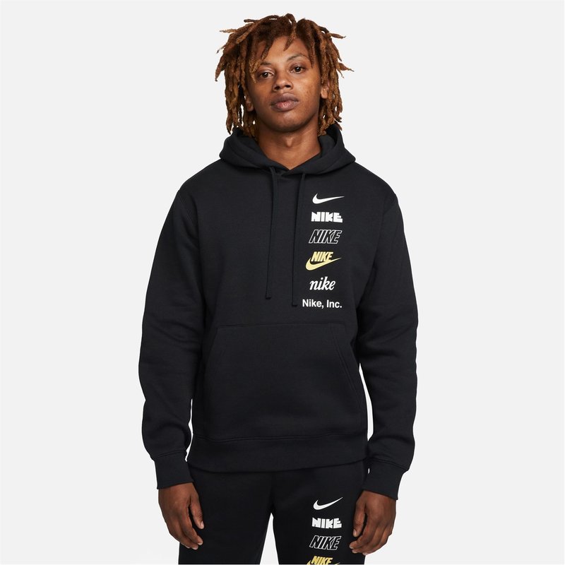 Nike Club Fleece+ Mens Brushed Back Pullover Hoodie