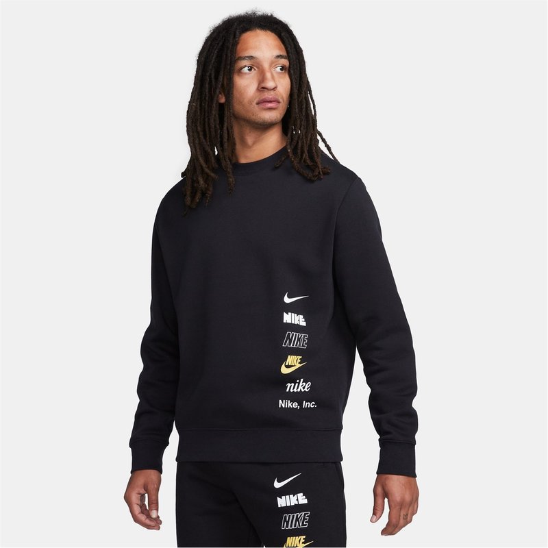 Nike Club Fleece+ Mens Brushed Back Crew