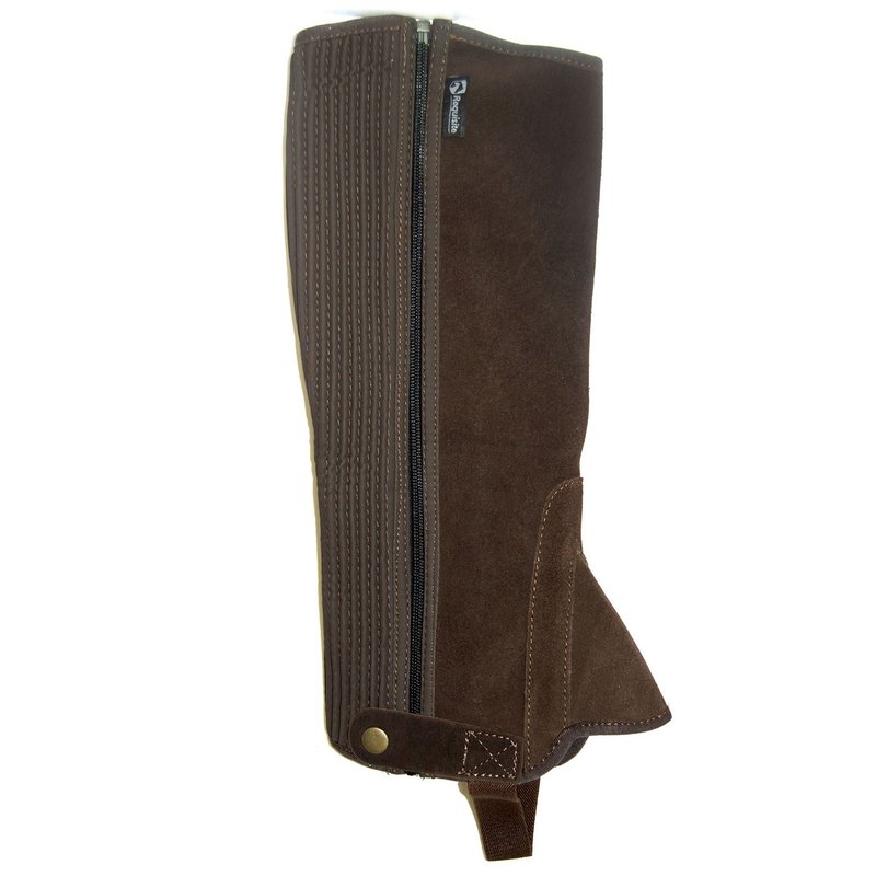 Requisite Suede Ladies Half Chaps - Brown