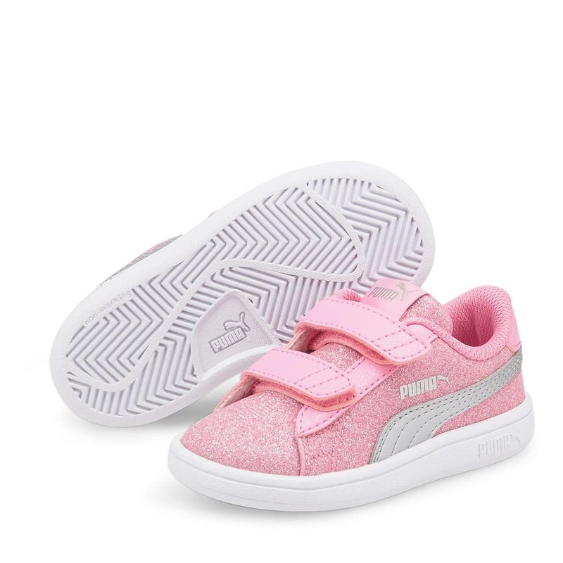 Puma Smash Glitz Infant Girls Trainers