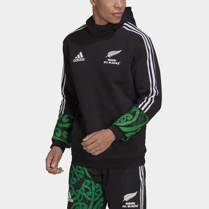 adidas 2022 Maori All Blacks Hoodie Mens