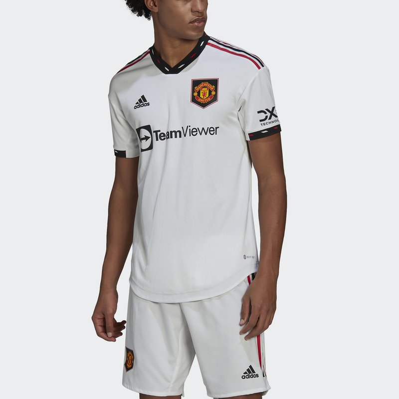 adidas Manchester United Away Authentic Shirt 2022 2023 Adults