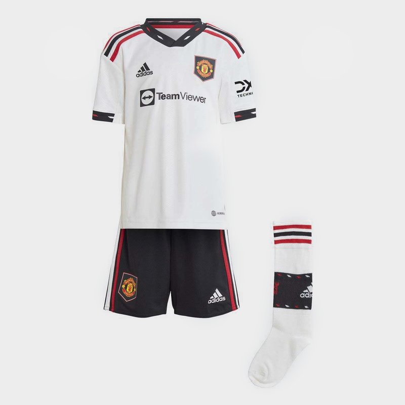 adidas Manchester United Away Minikit 2022 2023 Juniors