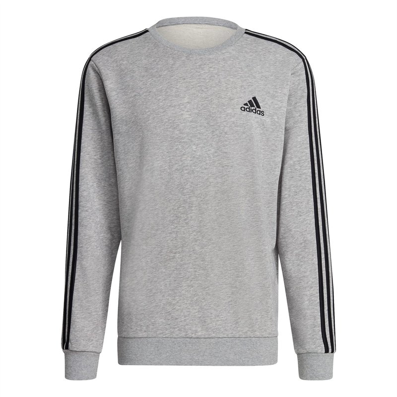 adidas 3 Stripe Mens Sweatshirt 