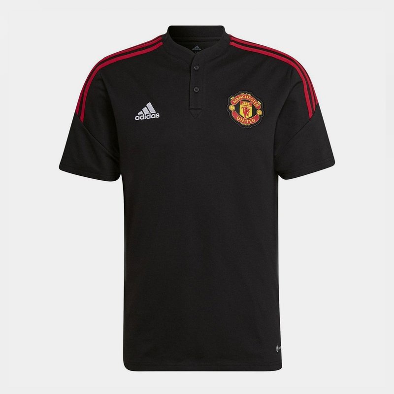 adidas Manchester United Training Polo Shirt 2022 2023 Mens