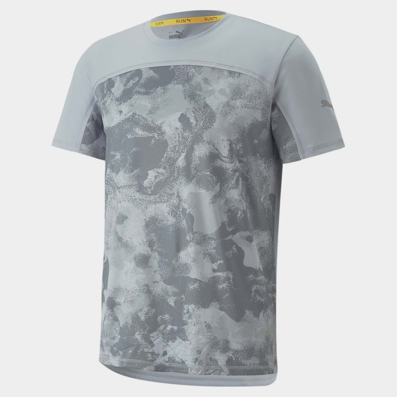 Puma Graphic Short Sleeve Running T Shirt Mens