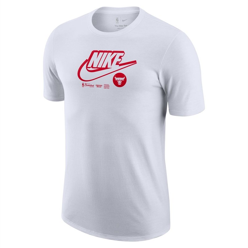 Bulls Logo Mens Nike Dri FIT NBA T Shirt