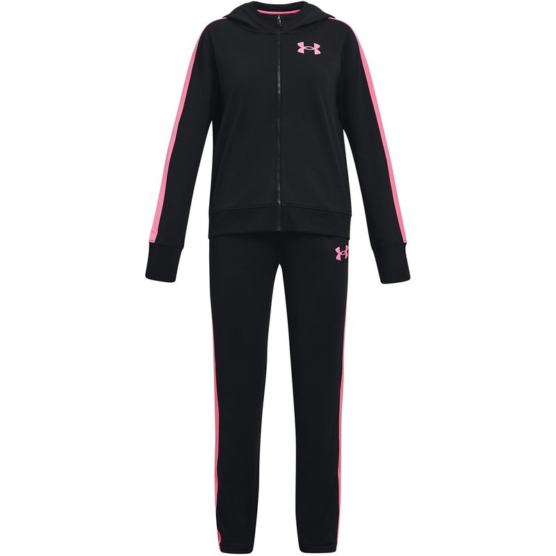 Under Armour Knit Hooded Tracksuit Set Junior Girls