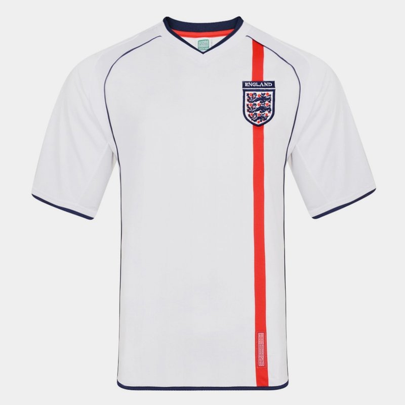 Score Draw Draw England 2002 Home Shirt Mens