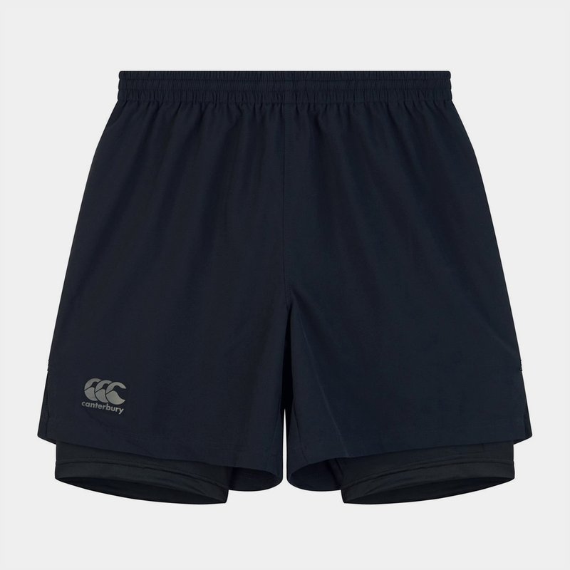 Canterbury 2in1 Rugby Training Shorts Mens