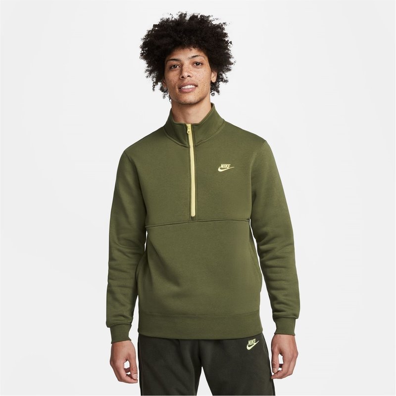 Nike Club Mens Half Zip Top