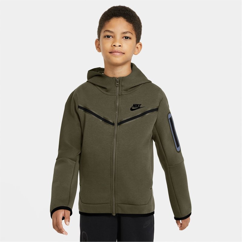 Nike Sportswear Tech Fleece Big Kids (Boys) Full Zip Hoodie