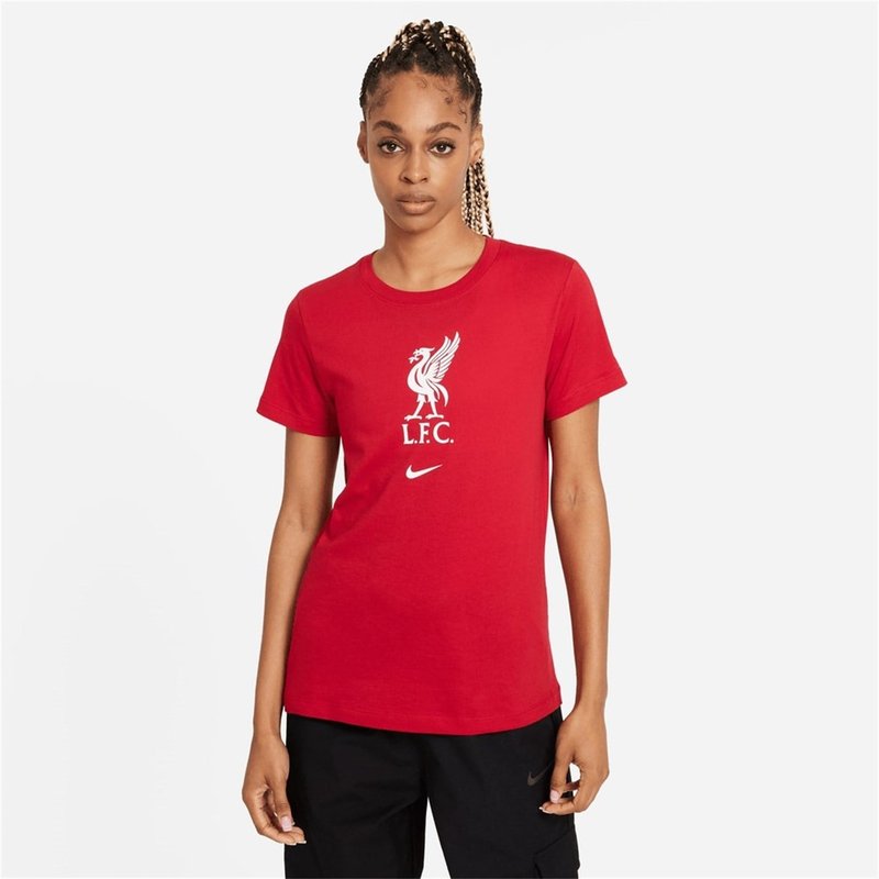 Nike Liverpool FC Crest T Shirt Womens
