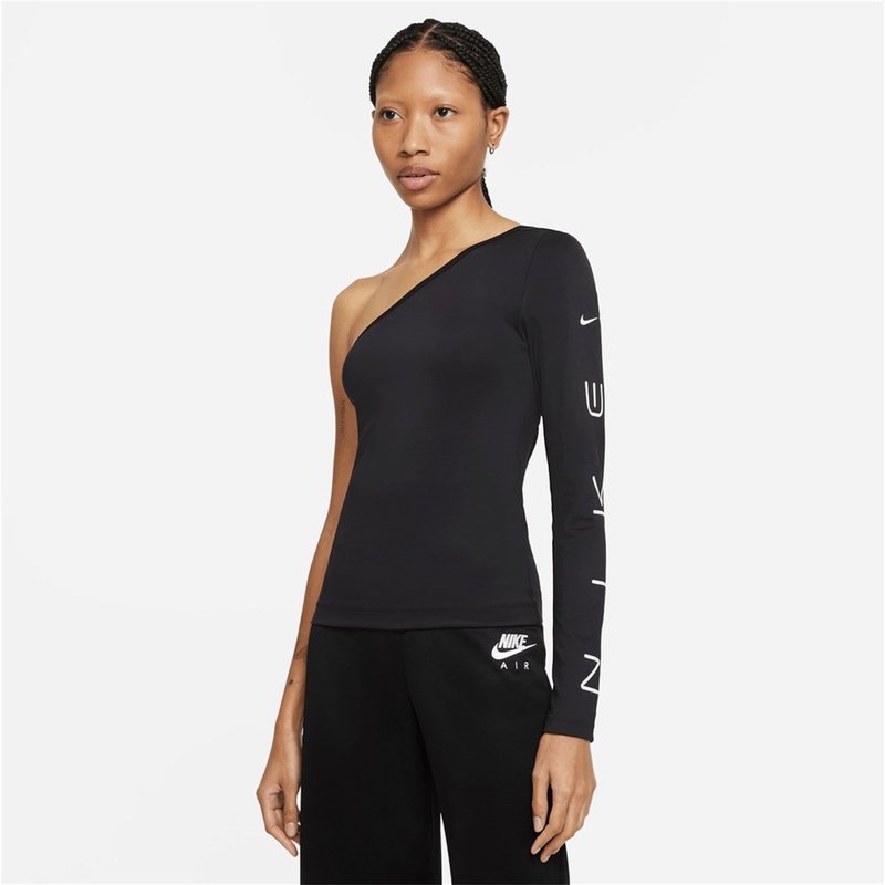 Nike Asymmetric Long Sleeve Top Womens