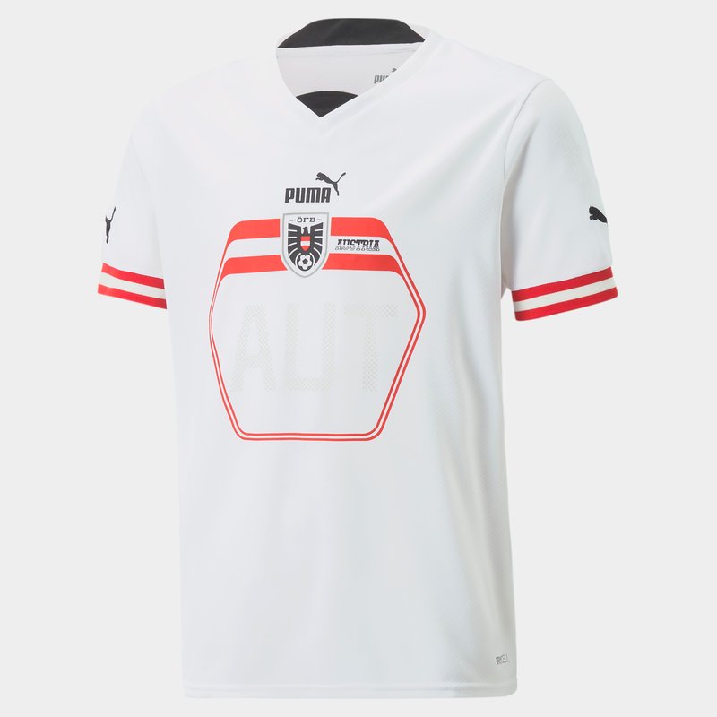 Puma Austria Away Shirt 2022 2023 Junior