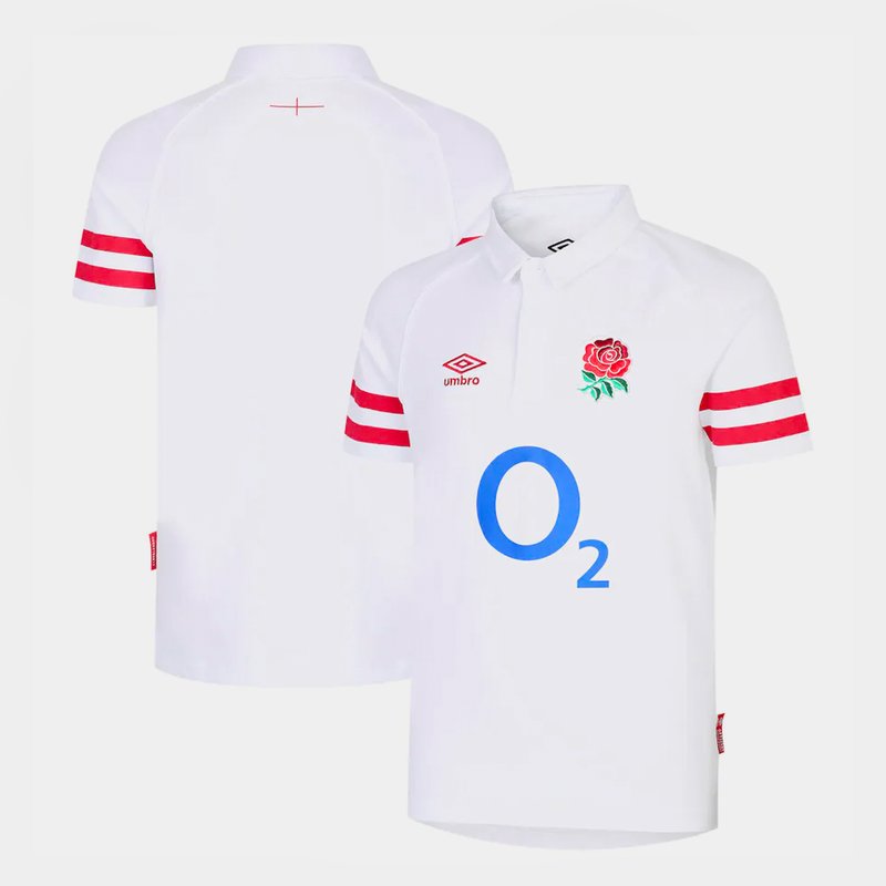 Umbro England 22/23 Home Classic S/S Rugby Shirt Kids