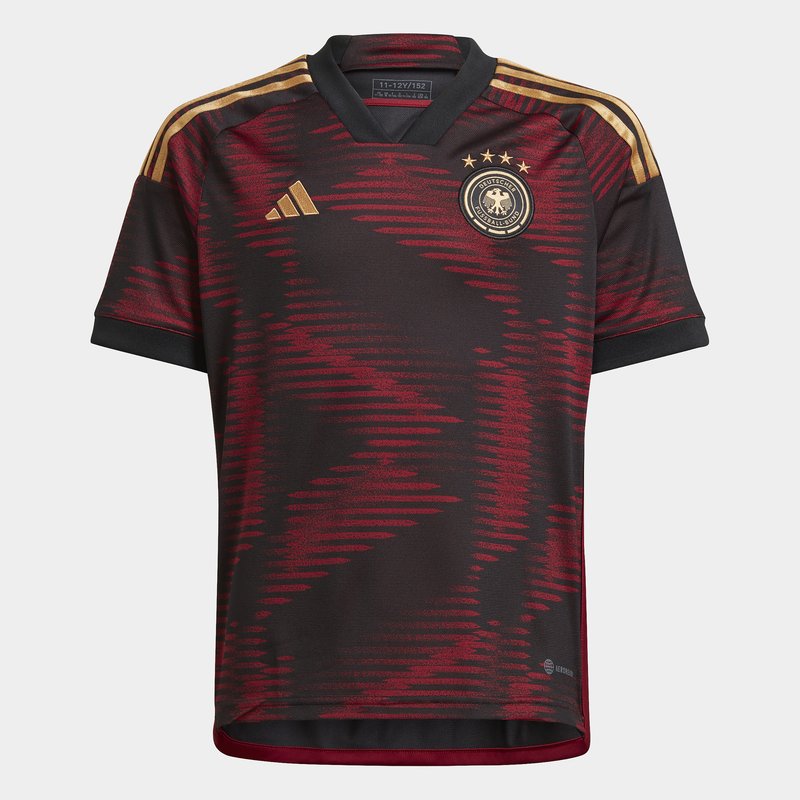 adidas Germany Away Shirt 2022 2023 Junior Boys