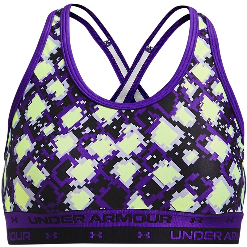 Under Armour Crossback Printed Sports Bra Junior