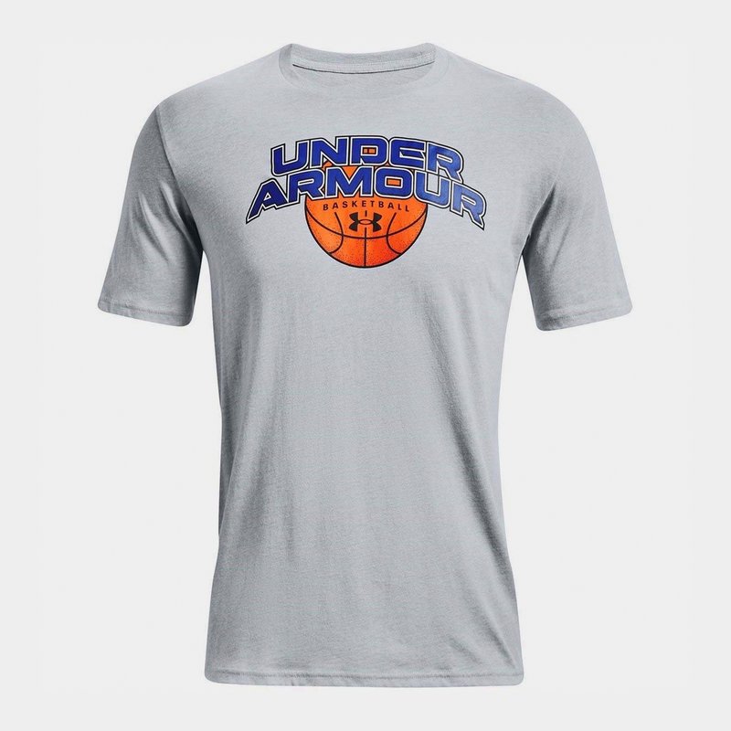 Under Armour Basketball Branded T Shirt Mens