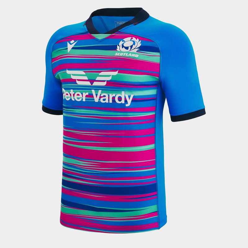Macron Scotland 22/23 Mens Rugby Training Shirt