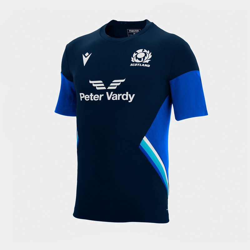 Macron Scotland Training Junior Rugby T-Shirt