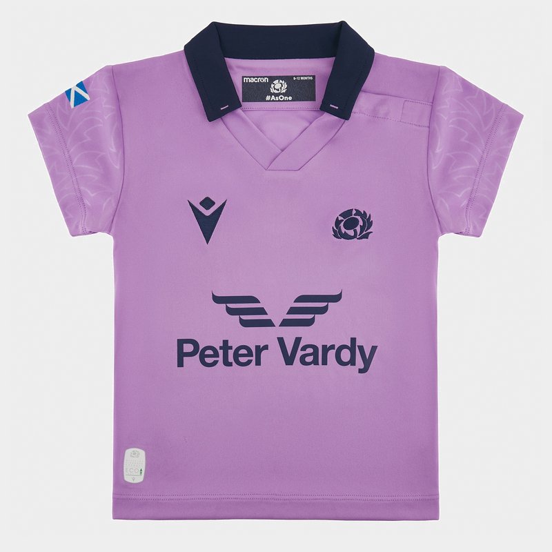 Macron Scotland 22/23 Alternate Kids Rugby Shirt